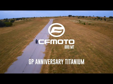CF Moto 800 MT Touring 2022-2024 Exhaust GPR Slip-on Grand Prix Evo Titanium - video 1