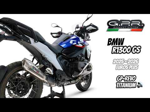 BMW R1300GS 2024-2026 Exhaust GPR Slip-on GP-Revo Titanium