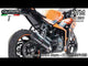 KTM RC 390 2022-2024 Exhaust GPR Slip-on Furore Nero