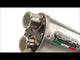 Aprilia RSV4 1000 2017-2020 Exhaust GPR Slip-on Furore-X Inox Race - video 2