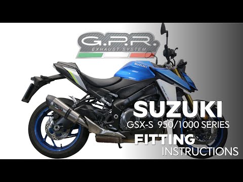 Suzuki GSXS 1000 GT 2015-2016  Exhaust GPR Slip-on Albus Ceramic