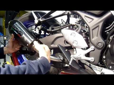 Yamaha YZF R3 2021-2025 Exhaust GPR Slip-on M3 Inox