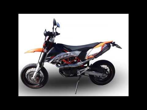 KTM Enduro 690 R 2007-2016 Exhaust GPR Full System Furore Nero