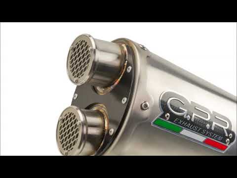 Aprilia RSV4 1100 RACING FACTORY 2021-2024 Exhaust GPR Slip-on Grand Prix Evo Titanium - video 2