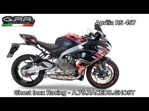 Aprilia RS 457 2024-2025 Exhaust GPR Full System Ghost Inox