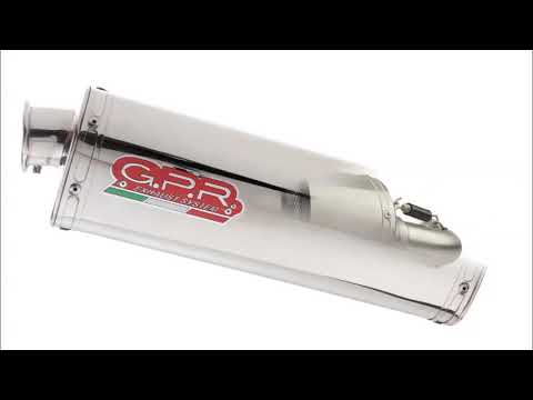 Yamaha Fzr 1000 Ex-Up 1989 & 1991-95 (no 1990) Exhaust GPR Slip-on Furore Nero