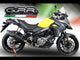 Suzuki V-Strom Dl 650 2017-2020 Exhaust GPR Mid-Line Furore Evo4 Nero