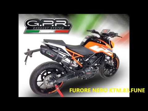 KTM Duke 125 2017-2020 Exhaust GPR  Decat Pipe