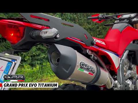 Honda CRF 300L / 300 Rally 2025-2026 Exhaust GPR Slip-on Grand Prix Evo Titanium