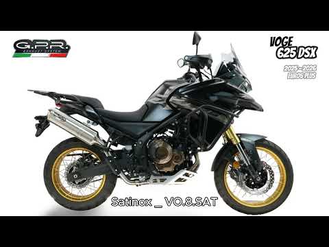 Voge 625DSX 2025-2026 Exhaust GPR Slip-on Satinox