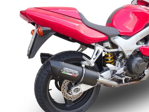 Honda VTR1000F Firestorm 1997-2007 Exhaust GPR Double Slip-on M3 Poppy