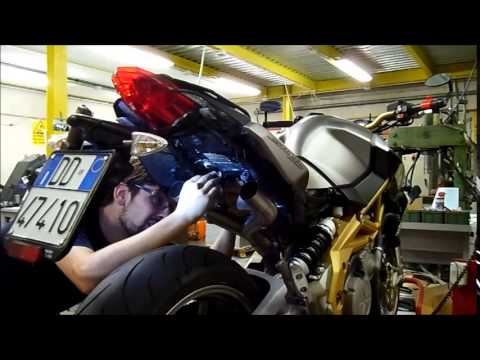 Aprilia Shiver 750 GT 2007-2016 Exhaust GPR Double Slip-on Furore Nero - video 1