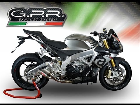 Aprilia Tuono V4 1100-Rr 2015-2016 Exhaust GPR Slip-on M3 Titanium Natural