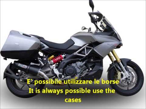 Aprilia CAPONORD 1200 2013-2016 Exhaust GPR Slip-on Furore-X Inox - video 1