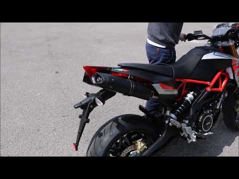 Aprilia Shiver 900 2017-2020 Exhaust GPR Double Slip-on Furore Evo4 Nero