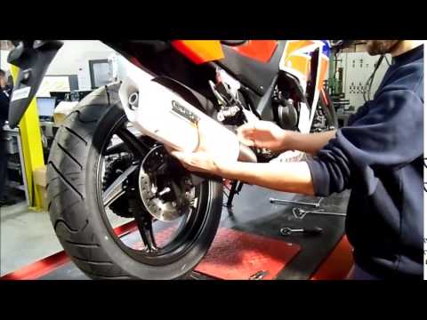 Honda CBR300R 2014-2016 Exhaust GPR Slip-on Satinox 