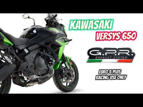 Kawasaki Versys 650 2023-2027 Exhaust GPR Full System GP-Revo Titanium