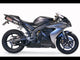 Yamaha Yzf 1000 R1 2004-06 Exhaust GPR Double Slip-on Furore Nero