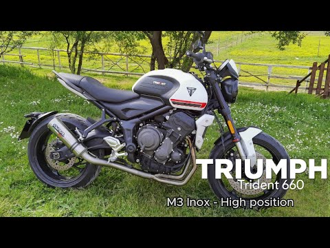 Triumph Trident 660 2021-2024 Exhaust GPR Full System M3 Inox