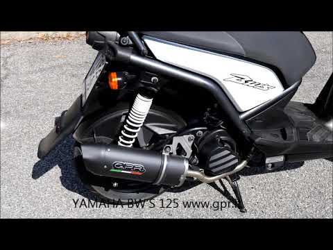 Yamaha Zuma 125 2009-2015 Exhaust GPR Full System Furore Nero