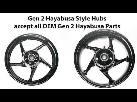 Suzuki Hayabusa 2008-2023, Voodoo Sniper Rear Wheel, Koyo Bearings, 17 x 6.65, Black