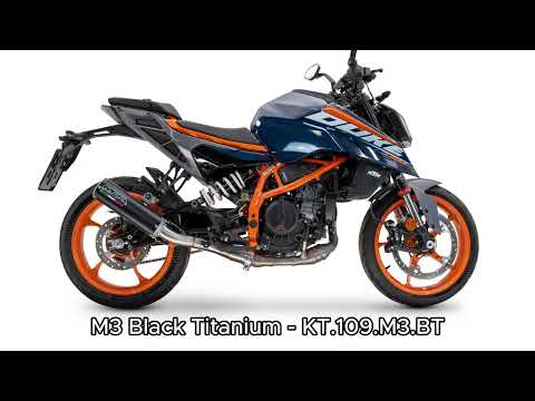 KTM 390 DUKE 2024-2026 Exhaust GPR Slip-on M3 Black Titanium