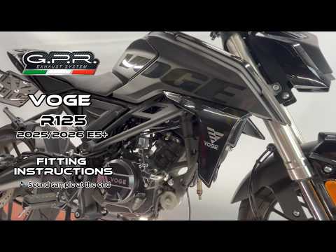 Voge R125 2023-2024 Exhaust GPR Full System M3 Black Titanium