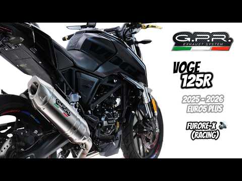 Voge R125 2023-2024 Exhaust GPR Full System M3 Inox