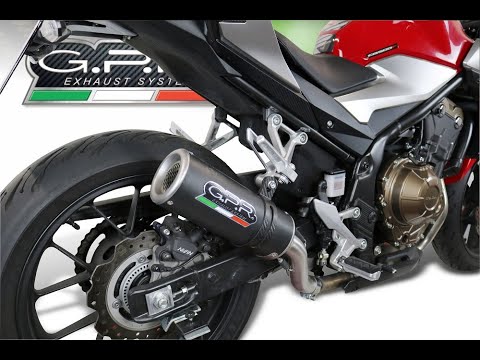 Honda NX500 2024-2025 Exhaust GPR Slip-on M3 Poppy 