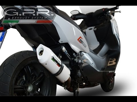 Bmw C650 Sport 2016-2020 Exhaust GPR Slip-on Furore Evo4 Nero