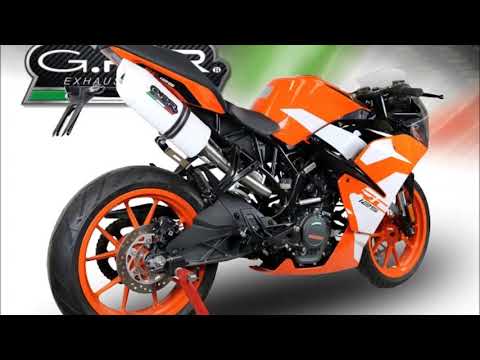 KTM Rc 125 2017-2020 Exhaust GPR Slip-on Albus Evo4