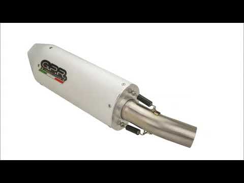 Bmw K1200S K1200R 2004-2008 Exhaust GPR Slip-on Furore Nero