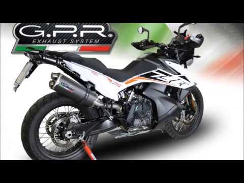 KTM Adventure 790 2021-2024 Exhaust GPR Slip-on Dual Poppy