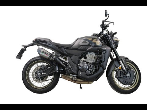 Zontes 350 X1 2022-2024 Exhaust GPR Slip-on Grand Prix Evo Titanium