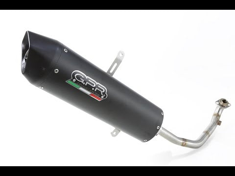 Kymco Superdink 125 i.e. 2009-2014 Exhaust GPR Full System Furore Nero