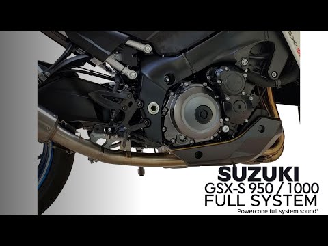Suzuki GSXS 950 2021-2025 Exhaust GPR Full System M3 Black Titanium