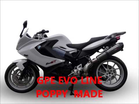 Bmw F800GT 2012-2016 Exhaust GPR Slip-on Furore Nero