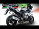 Bmw S1000XR - M 2015-2016  Exhaust GPR Slip-on Furore Nero