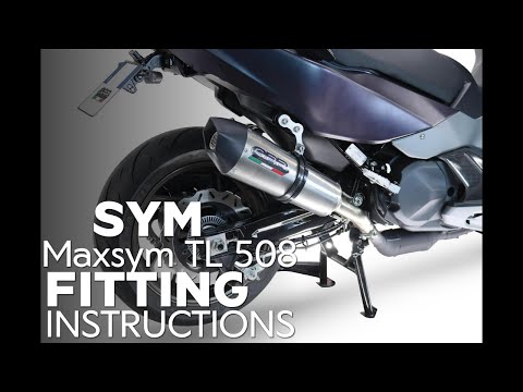 SWM Maxsym TL 508 2021-2024 Exhaust GPR Slip-on Grand Prix Evo Titanium