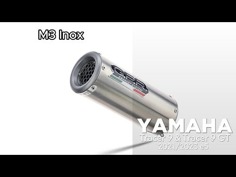 Yamaha Tracer 9 2021-2024 Exhaust GPR Full System M3 Poppy 