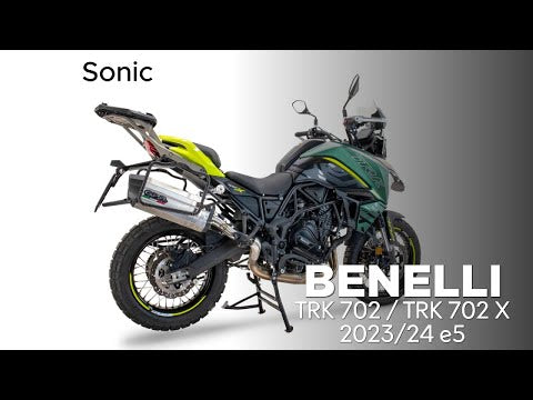 Benelli TRK 702 2023-2024 Exhaust GPR Slip-on Hyper Sonic Titanium