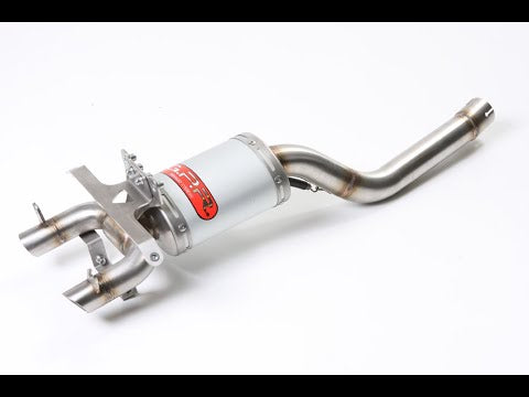Yamaha Fz6 600-Fazer S1-S2 2004-13 Ghost Exhaust GPR Slip-on Titanium Ghost
