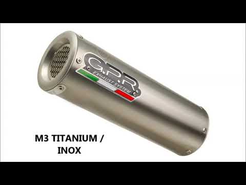 Kawasaki ZX6R 636 2003-2004  Exhaust GPR Slip-on Furore Poppy