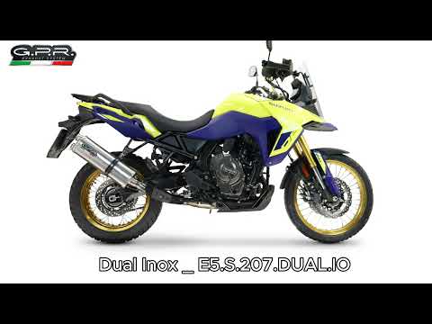Suzuki V-Strom 800DE / 800SE 2023-2024 Exhaust GPR Slip-on Dual Poppy
