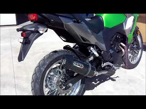 Kawasaki Versys-X 300 2117-2021 Exhaust GPR Slip-on Furore Evo4 Nero