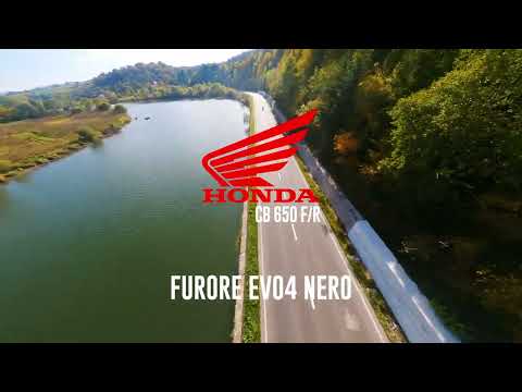 Honda CB650R 2019-2020 Exhaust GPR Full System Furore Evo4 Nero