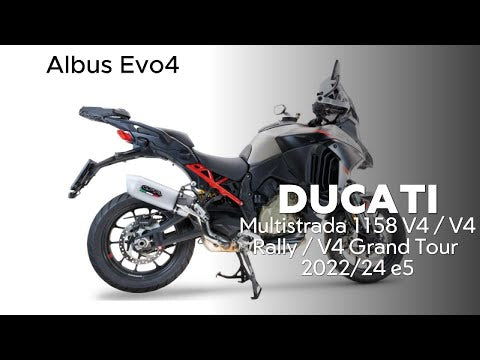 Ducati Multistrada V4 Grand Tour 2024-2025 Exhaust GPR Slip-on Albus Evo4