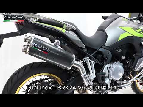 Voge 900DSX 2024-2025 Exhaust GPR Slip-on Dual Poppy - video 1