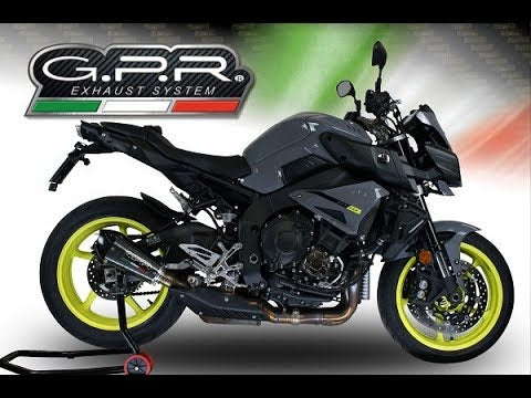 Yamaha MT-10 2016-2024 Exhaust GPR Slip-on M3 Poppy