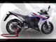 Honda CBR500R 2023-2024 Exhaust GPR Slip-on Furore Nero